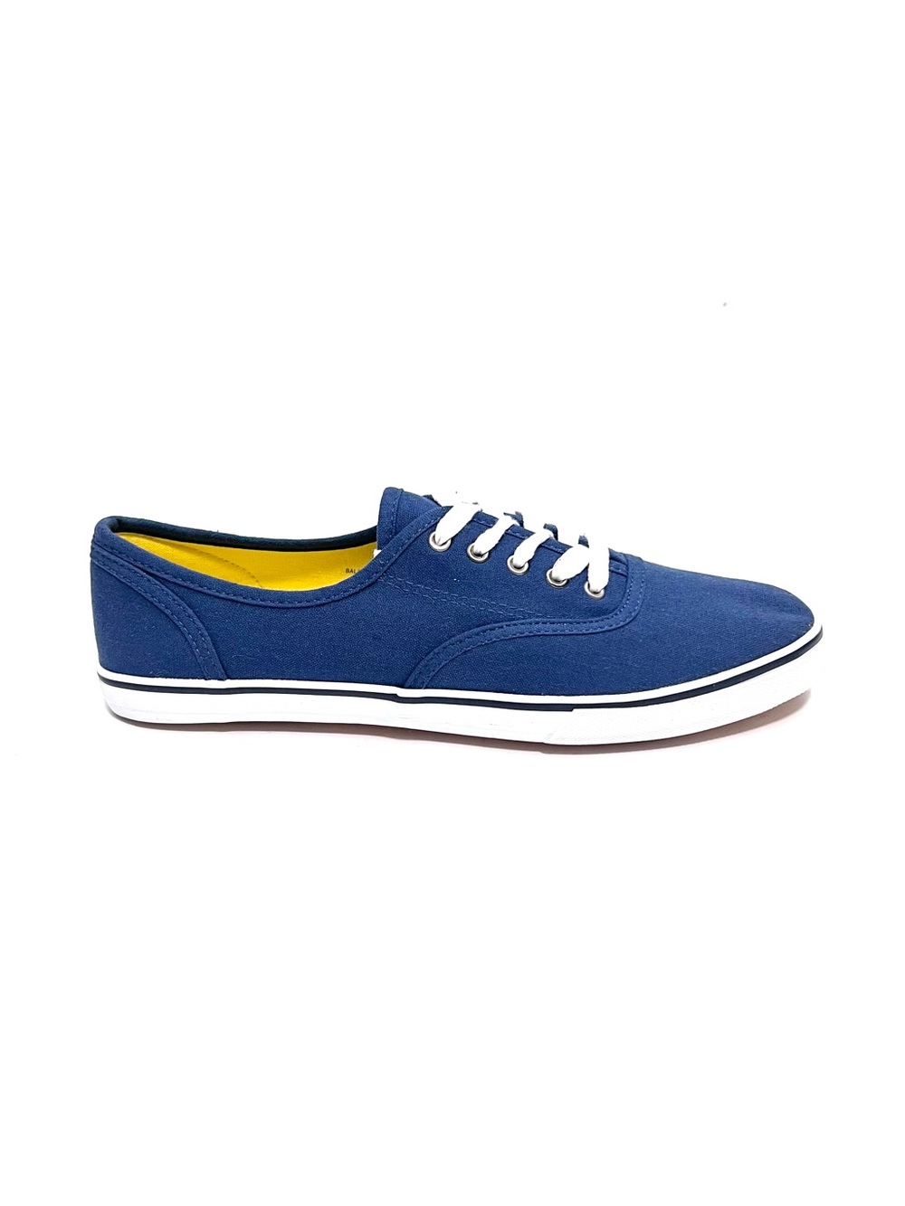 Vintage 1990s deadstock dusty blue canvas lace up sneakers